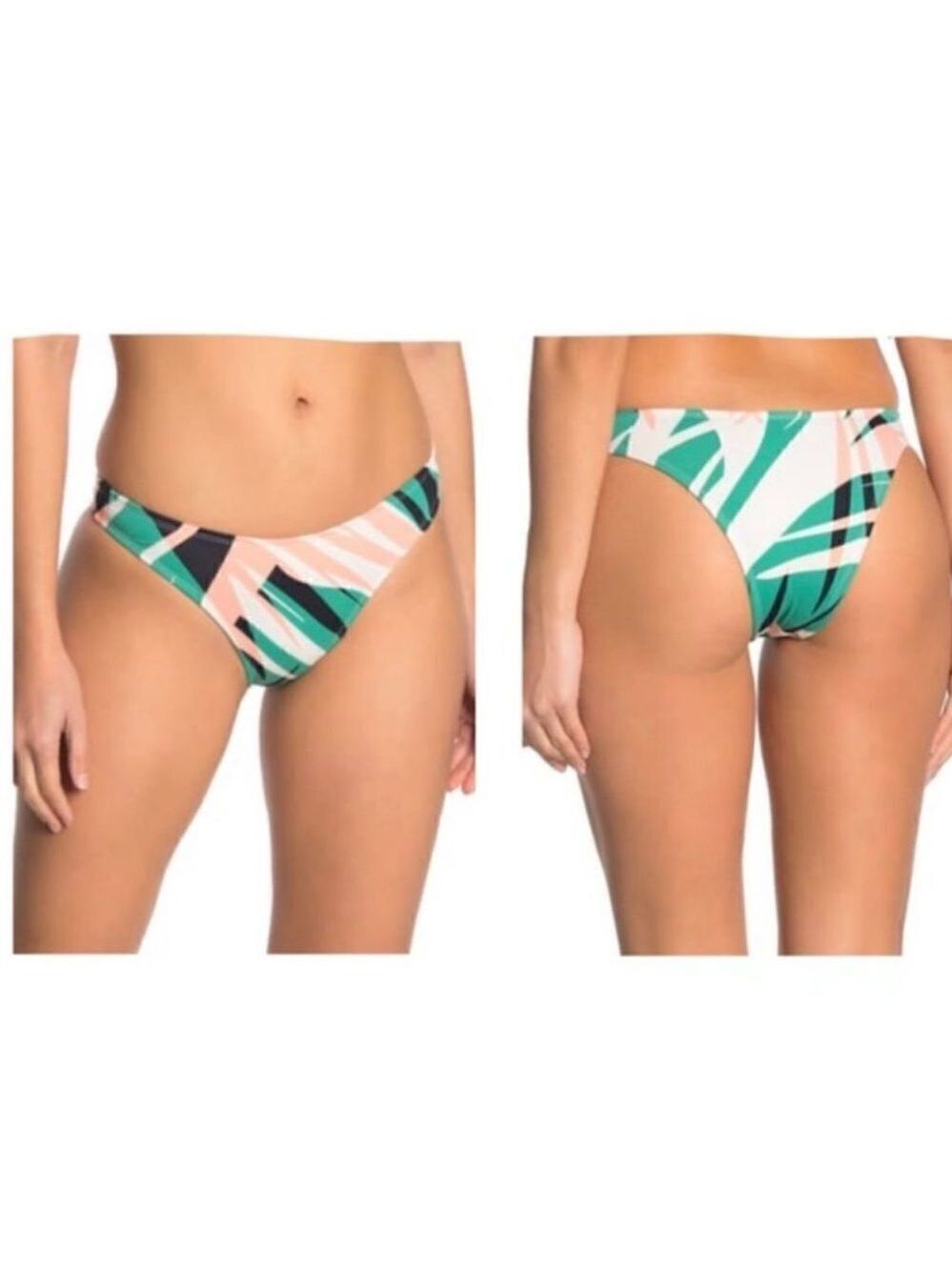 NEW The Bikini Lab Palm Print Bikini Bottom Size Medium